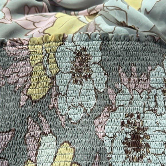 Aritzia Wilfred Villa Floral Dress Bohemian Pastel Cottagecore Fairy mini - Picture 6 of 9